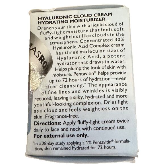 Peter Thomas Water Drench Hyaluronic Cloud Cream Hydrating Moisturizer .67 oz. - Picture 2 of 3